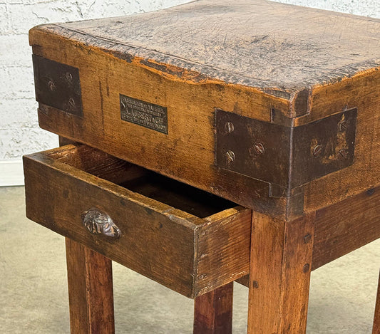 Antique Small Butchers Block