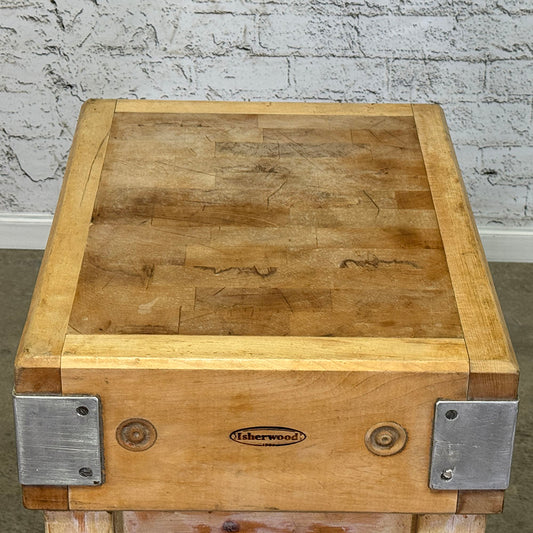 Butcher Block on Stand
