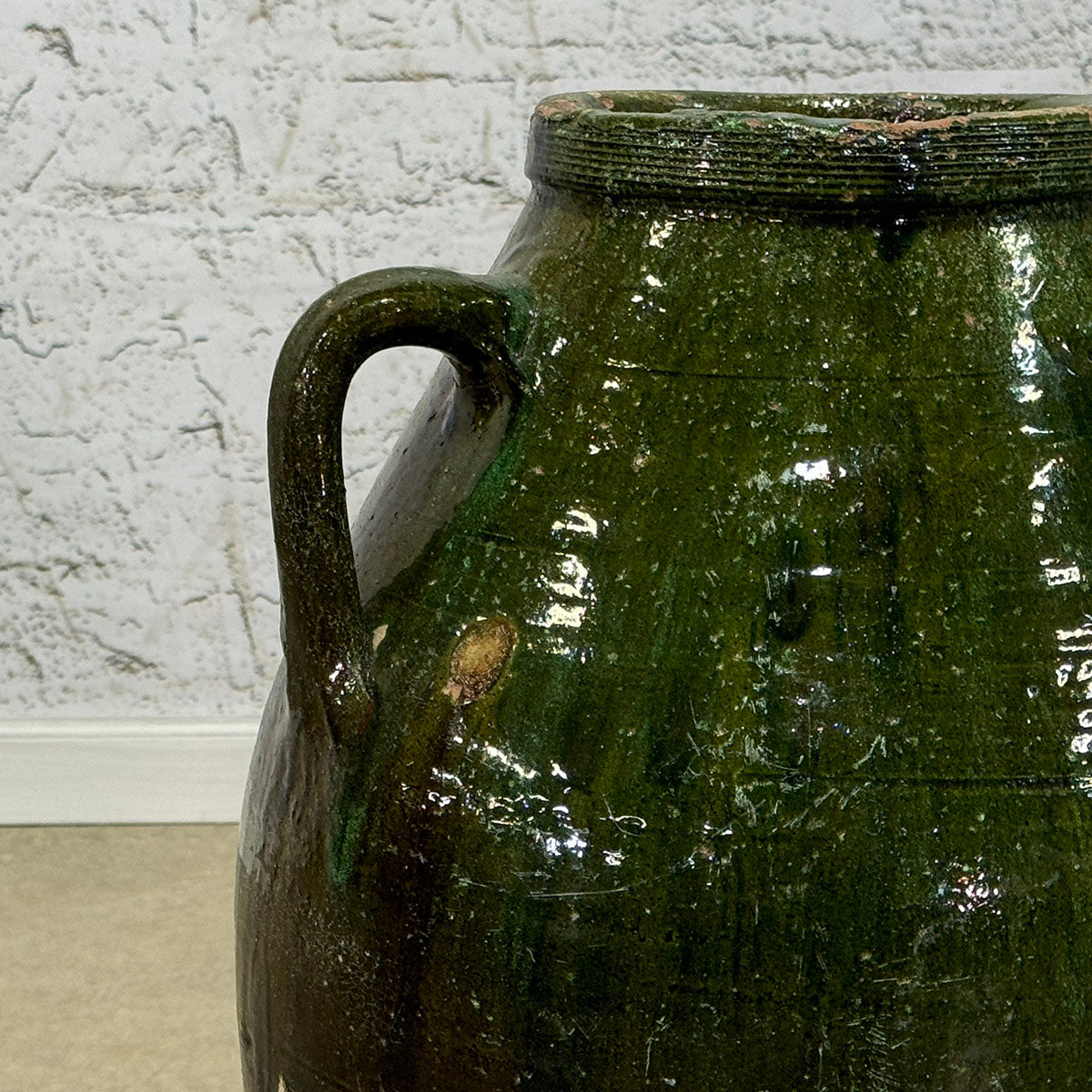 Antique European Glazed Pot
