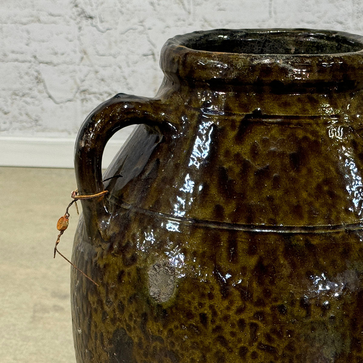 Antique European Glazed Pot