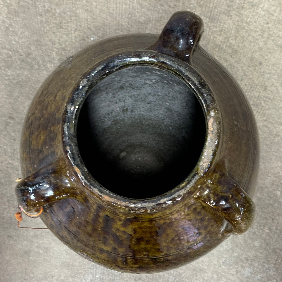 Antique European Glazed Pot