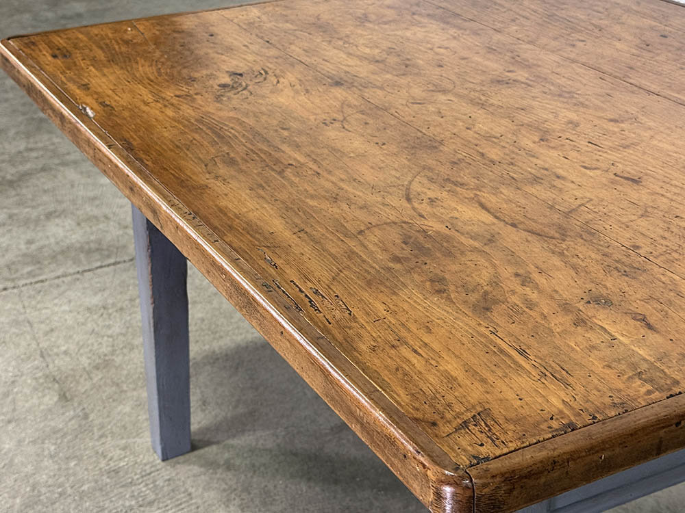 French Painted Pine Coffee Table c.1860