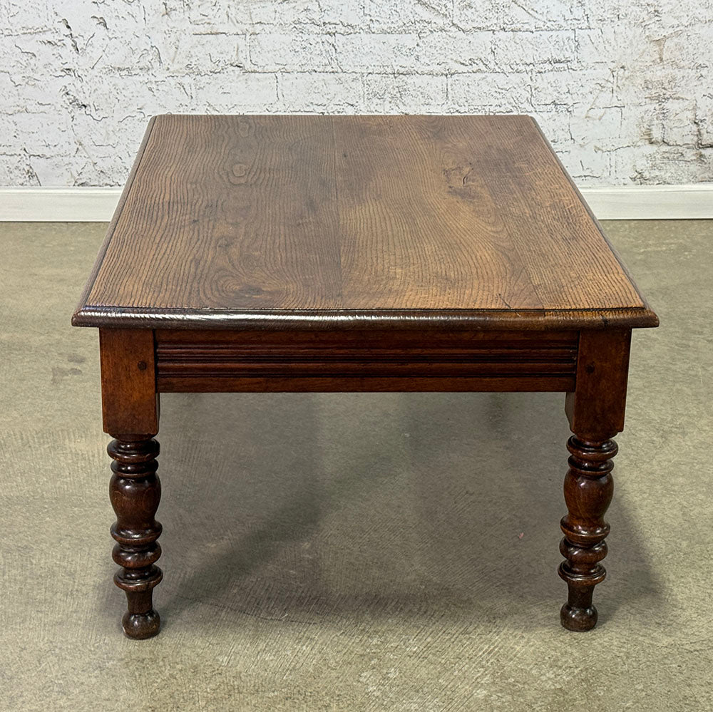 Antique French Oak Bistro Coffee Table c.1860