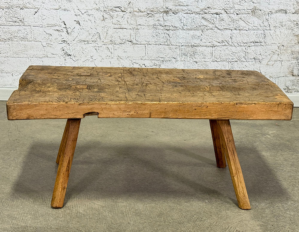 Antique Dairy Bench, Coffee Table c.1890