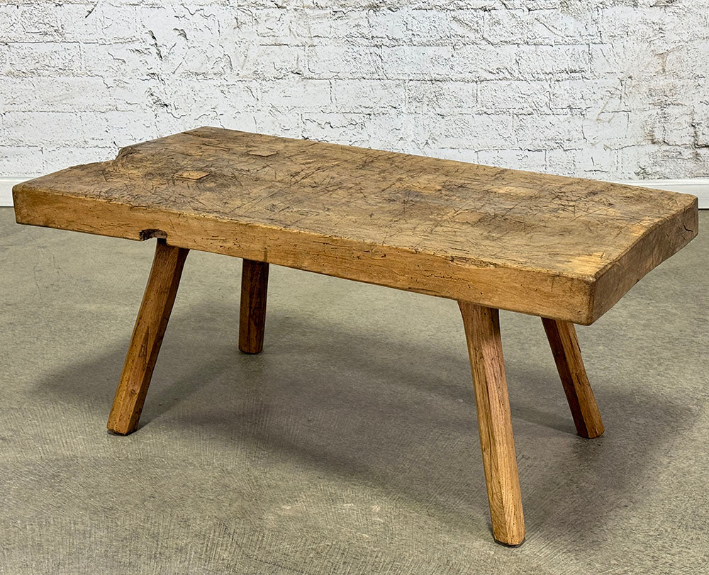Antique Dairy Bench, Coffee Table c.1890