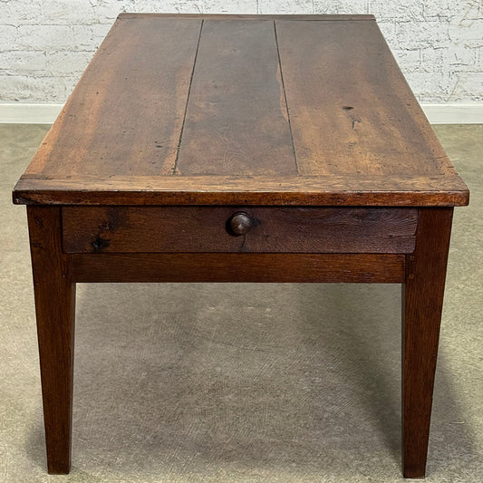 Antique French and Walnut Coffee Table