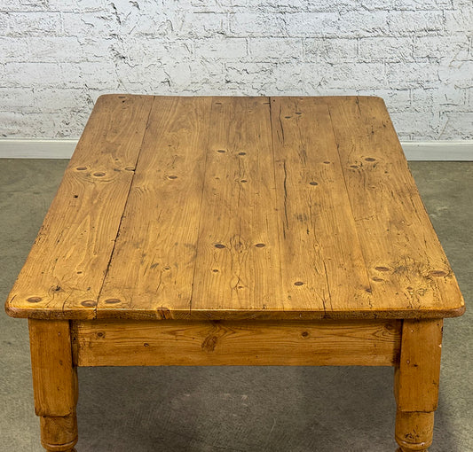Victorian Pine Coffee Table