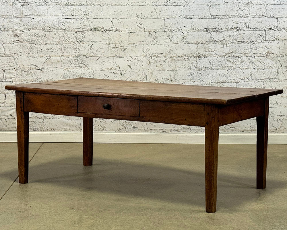 Antique French Fruitwood Coffee Table