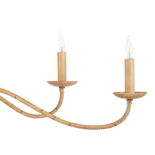 Saxon Small Tan Chandelier