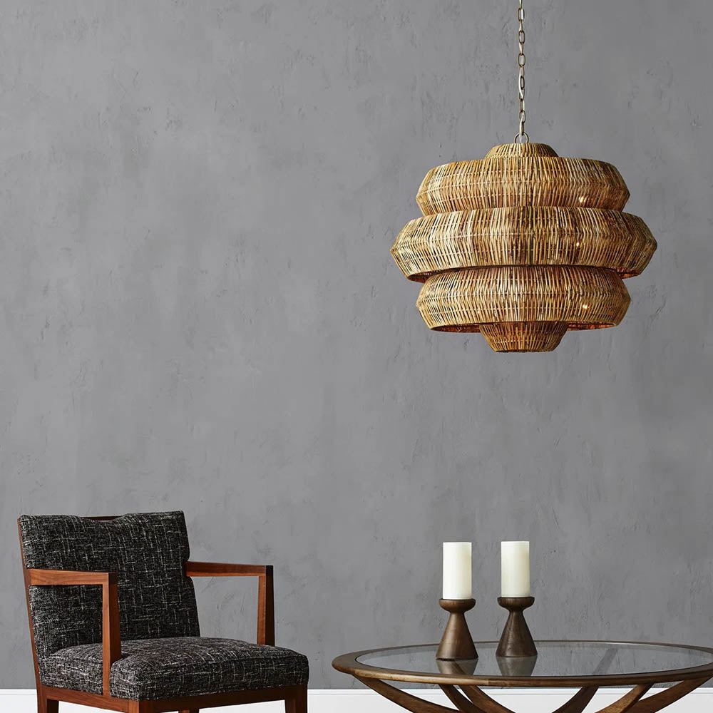 Antibes Medium Natural Chandelier