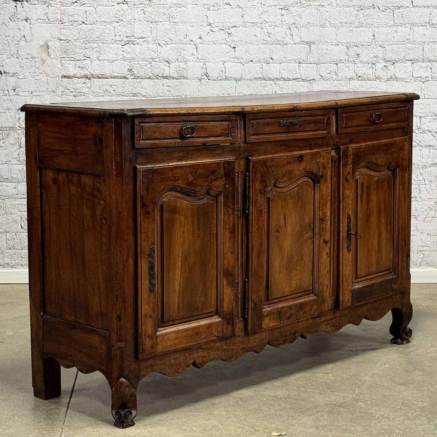 Antique French Walnut Enfilade c.1780