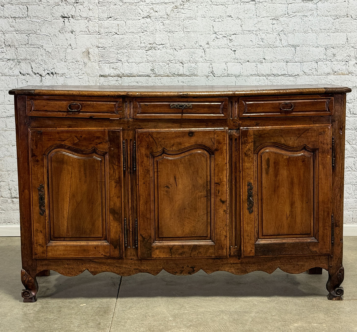 Antique French Walnut Enfilade c.1780