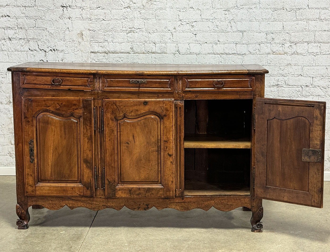 Antique French Walnut Enfilade c.1780