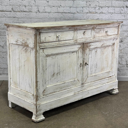 Antique French Oak Painted Buffet c.1890