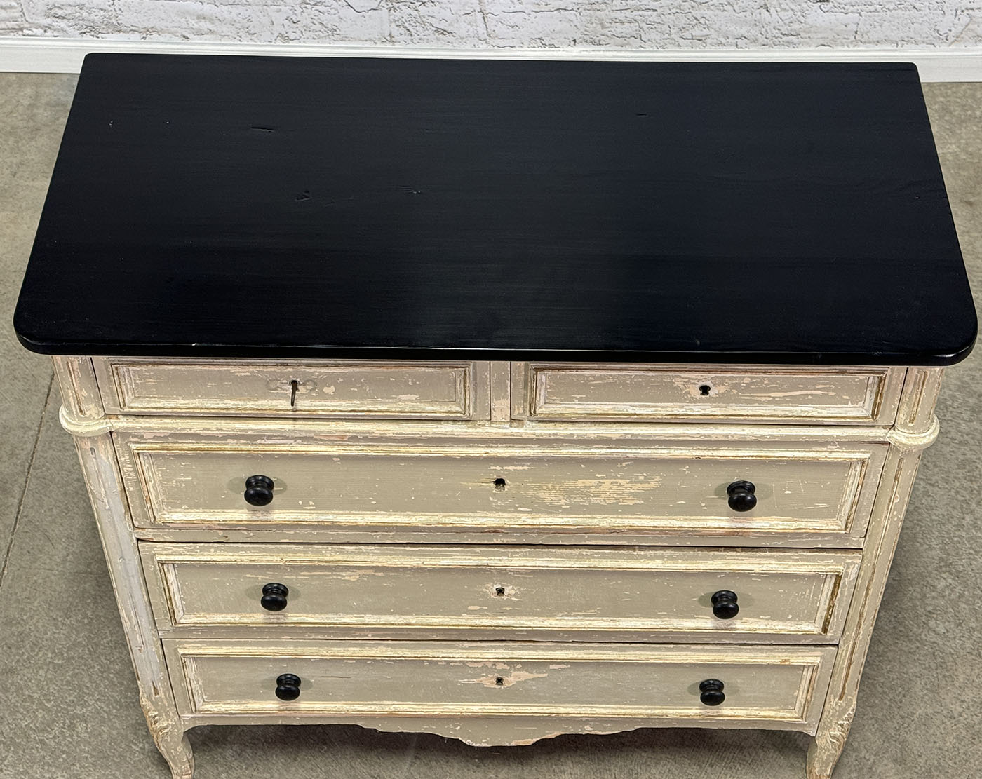 Antique French Original Paint Commode c.1880
