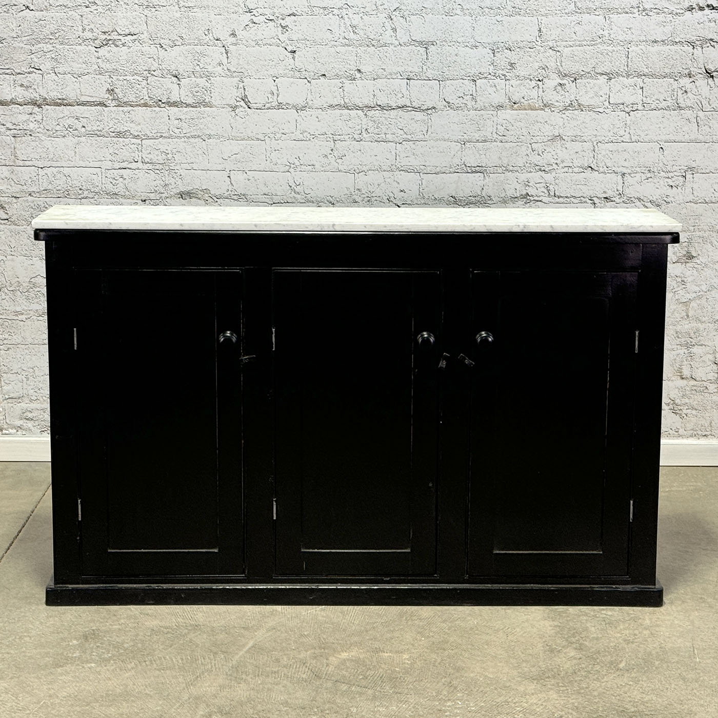 Antique English Painted Base with Marble Top c.1880
