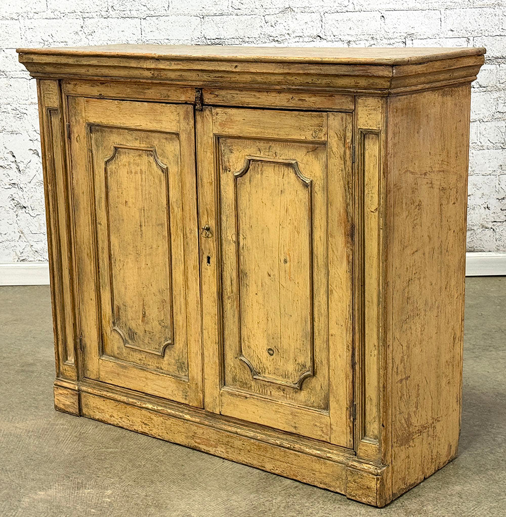 Antique English Regency Cabinet Original Paint c.1840