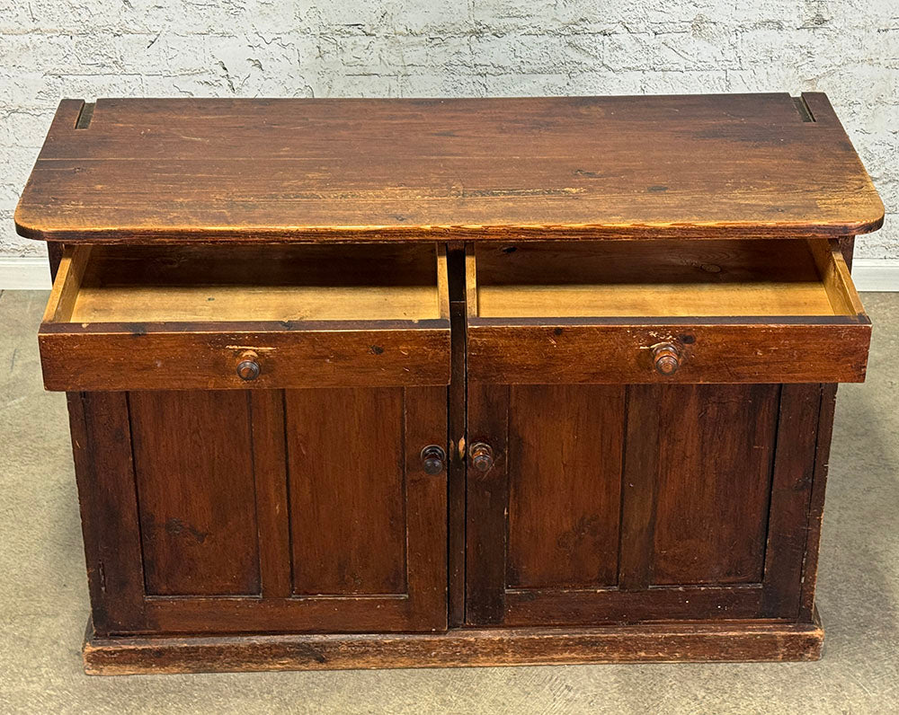 Rustic Antique Pine Dresser Base