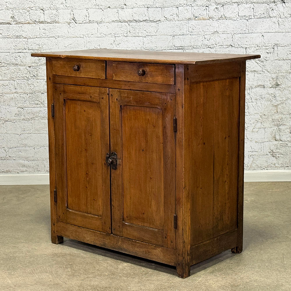 French Paneled Pine Buffet c.1850