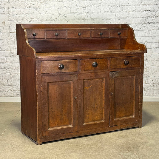 Scottish Pine Dresser Base with Gallery Back