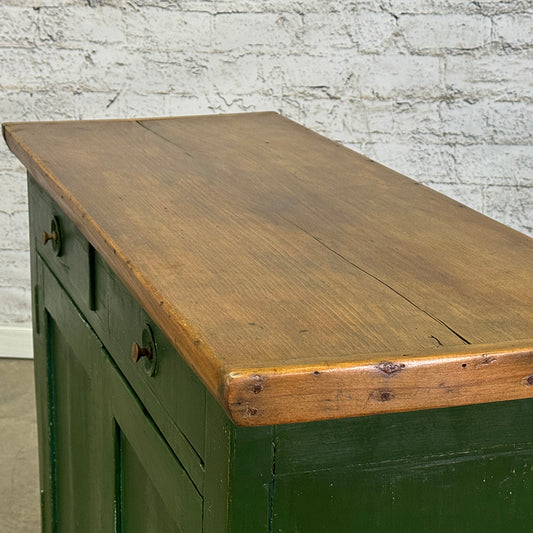 Antique French Rustic Beechwood Server