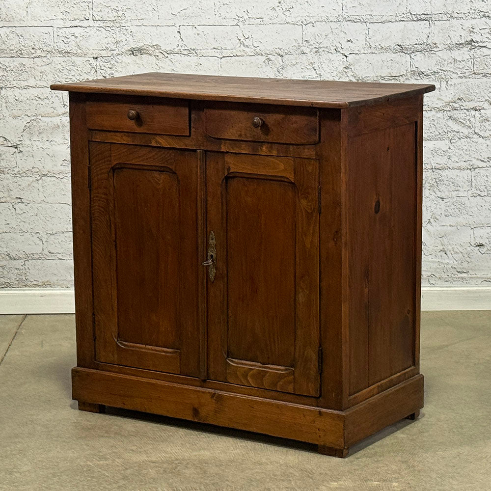 French Pine Cupboard, Original Color c.1880