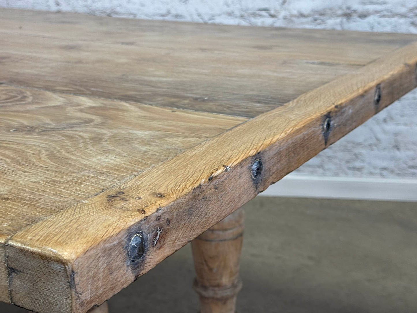 Antique Elm Tressle Table