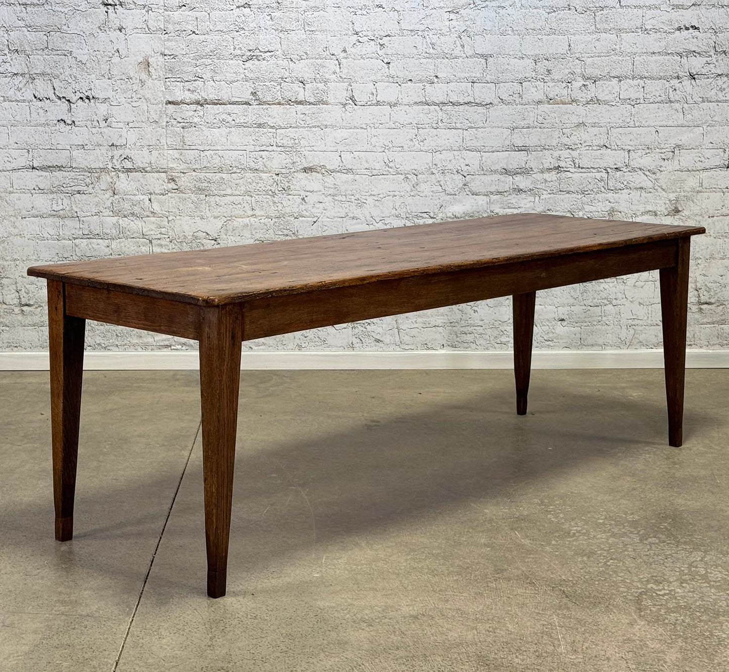 Antique Pine Farmhouse Dining Table