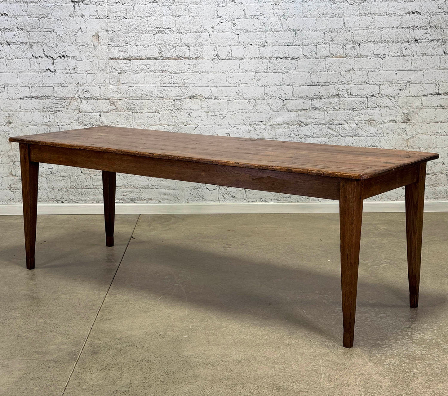 Antique Pine Farmhouse Dining Table