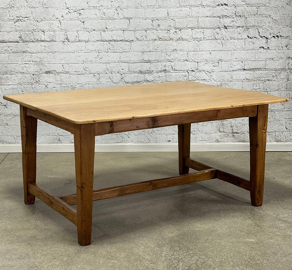 Antique English Elm Top Table c.1900