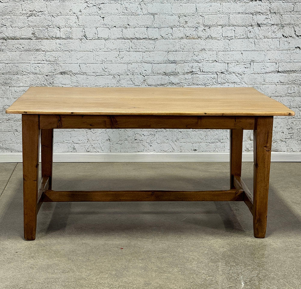 Antique English Elm Top Table c.1900