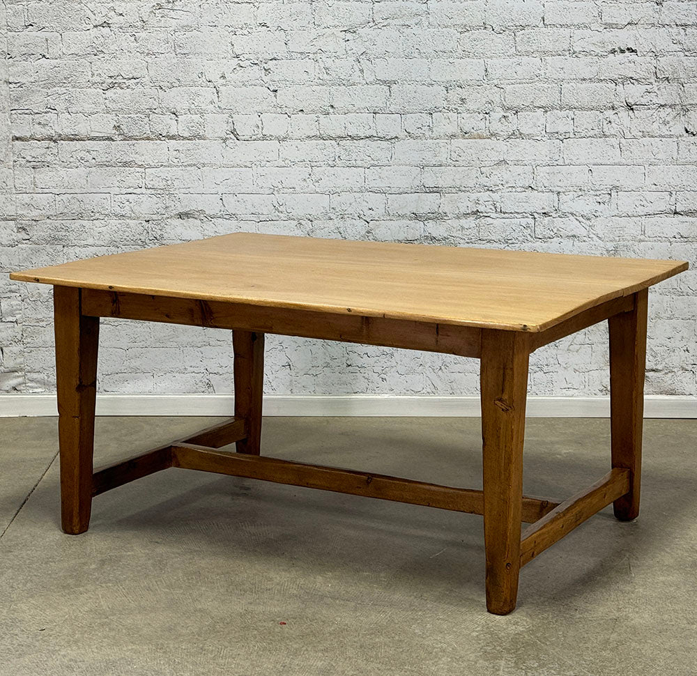 Antique English Elm Top Table c.1900