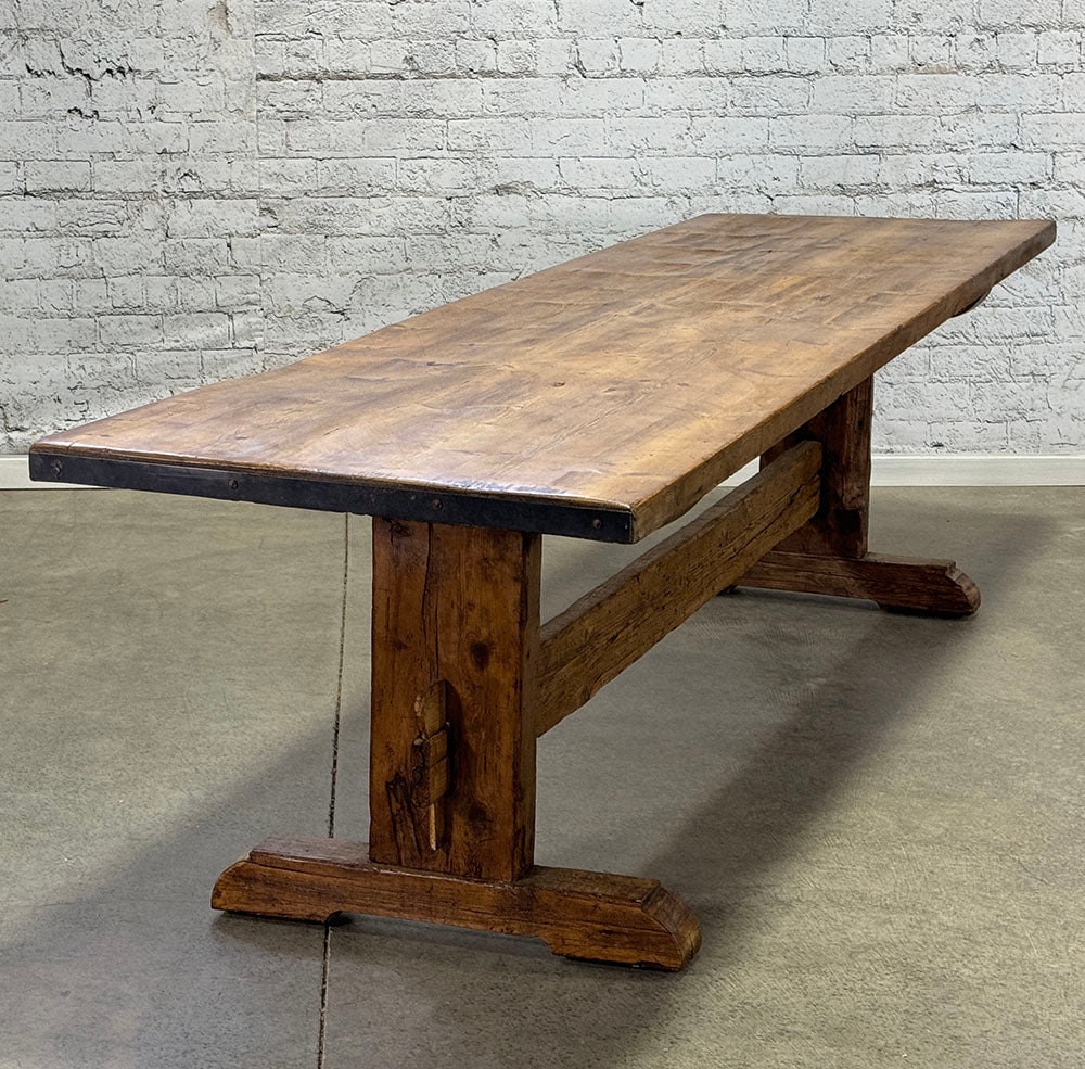Antique Catalan Trestle Table c.1870