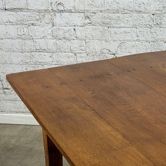 Antique French Elm Farmhouse Table