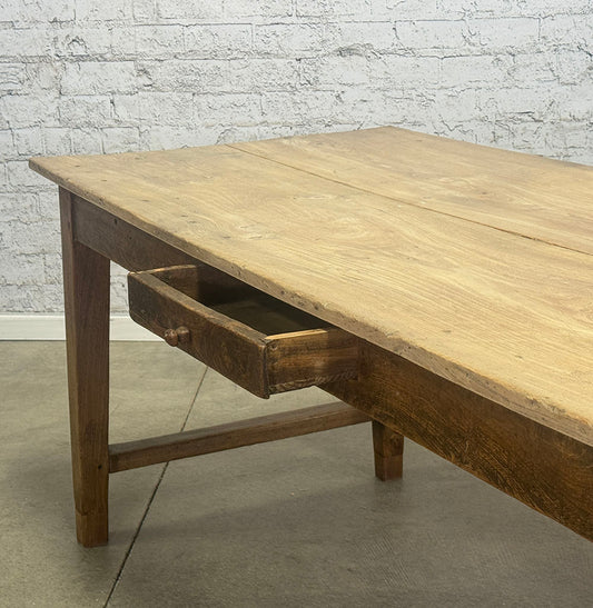 Antique Two Plank Elm top Table