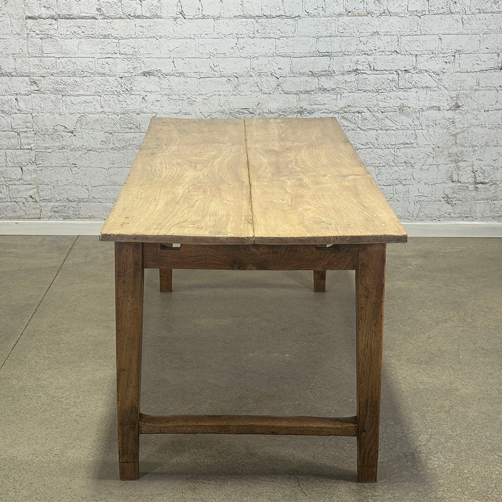 Antique Two Plank Elm top Table
