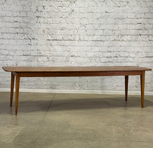 Late 19th Century French Pine Farm Table