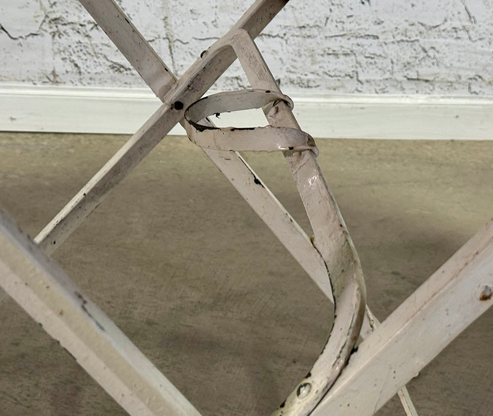 Vintage French Zinc Folding Table