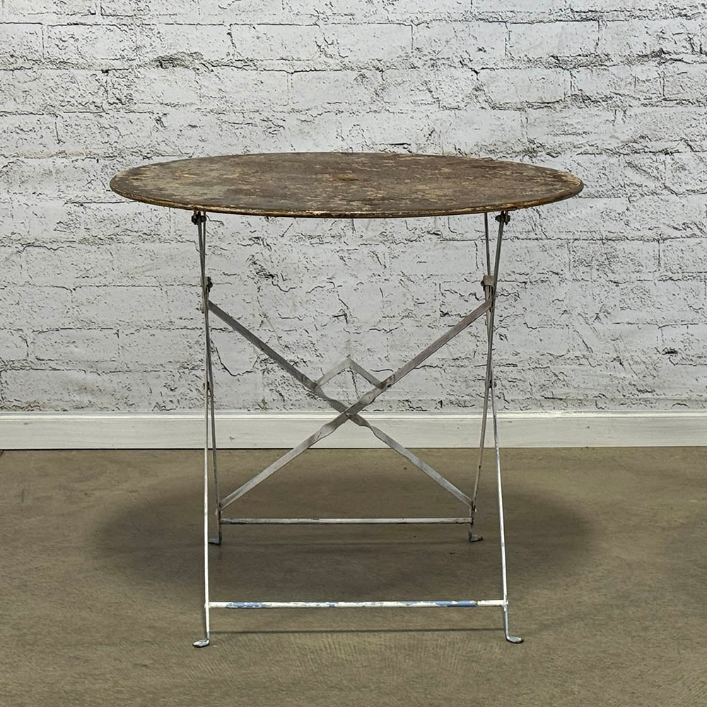 Antique Zinc Folding Table