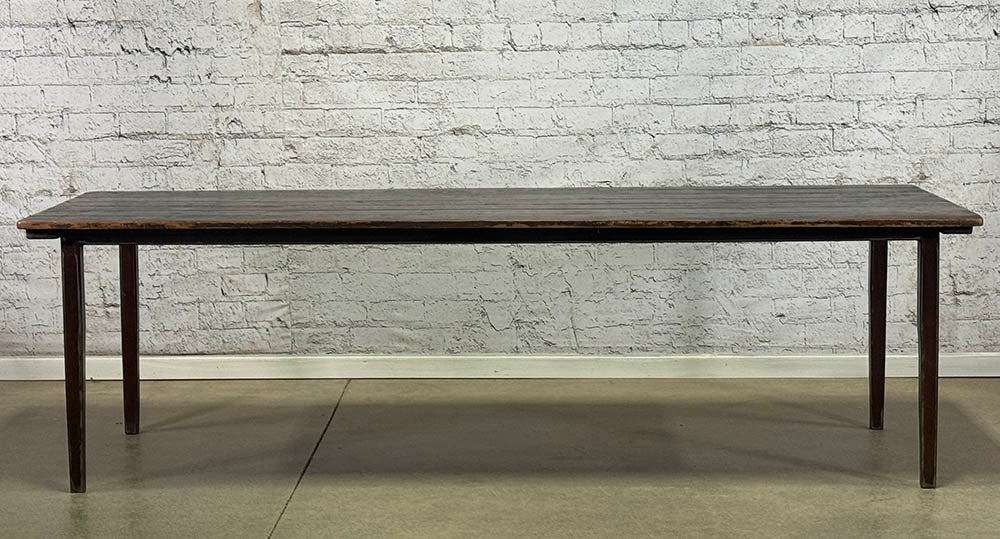 Rustic Pine Table Top with Custom Made Steel Base