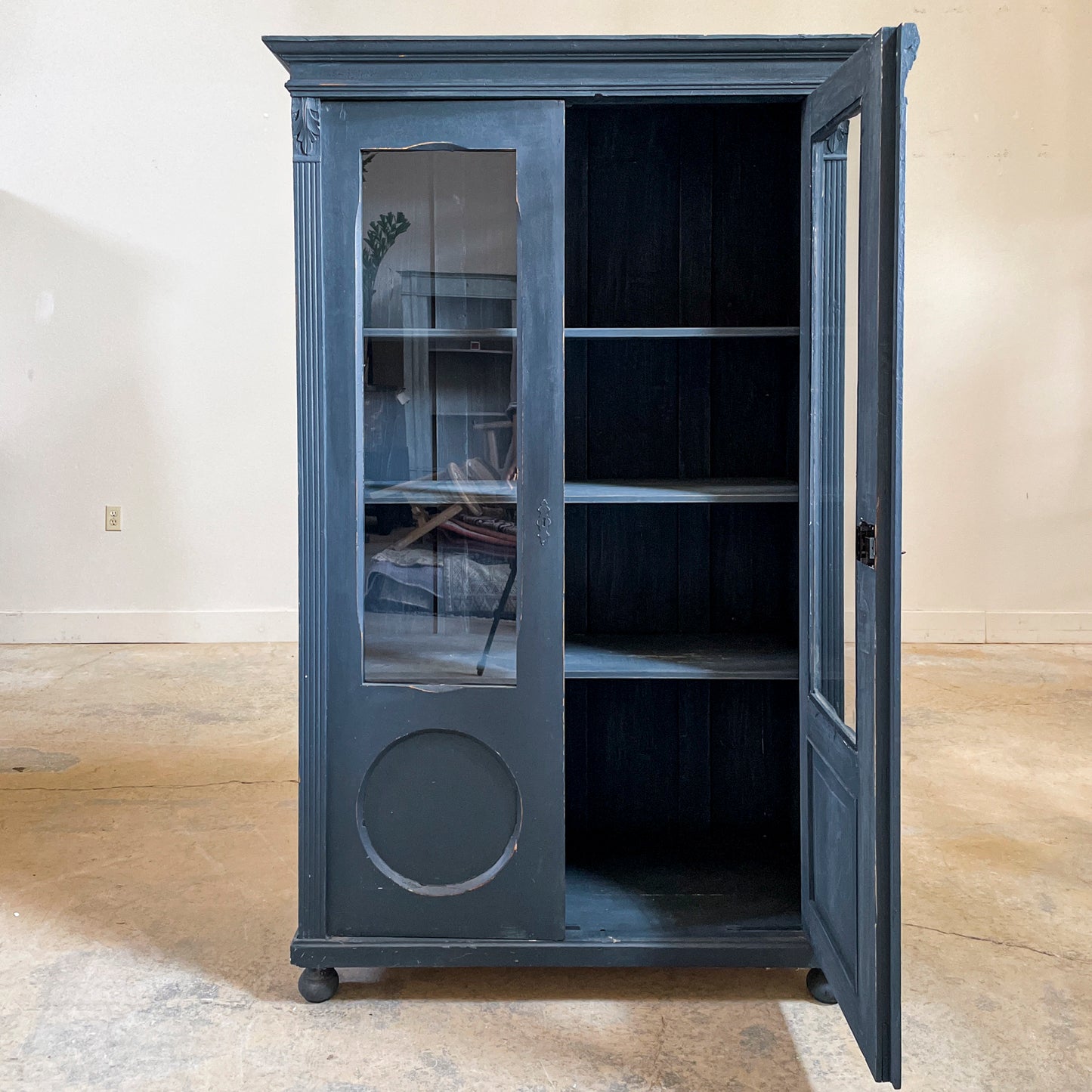 Antique Glazed Cupboard