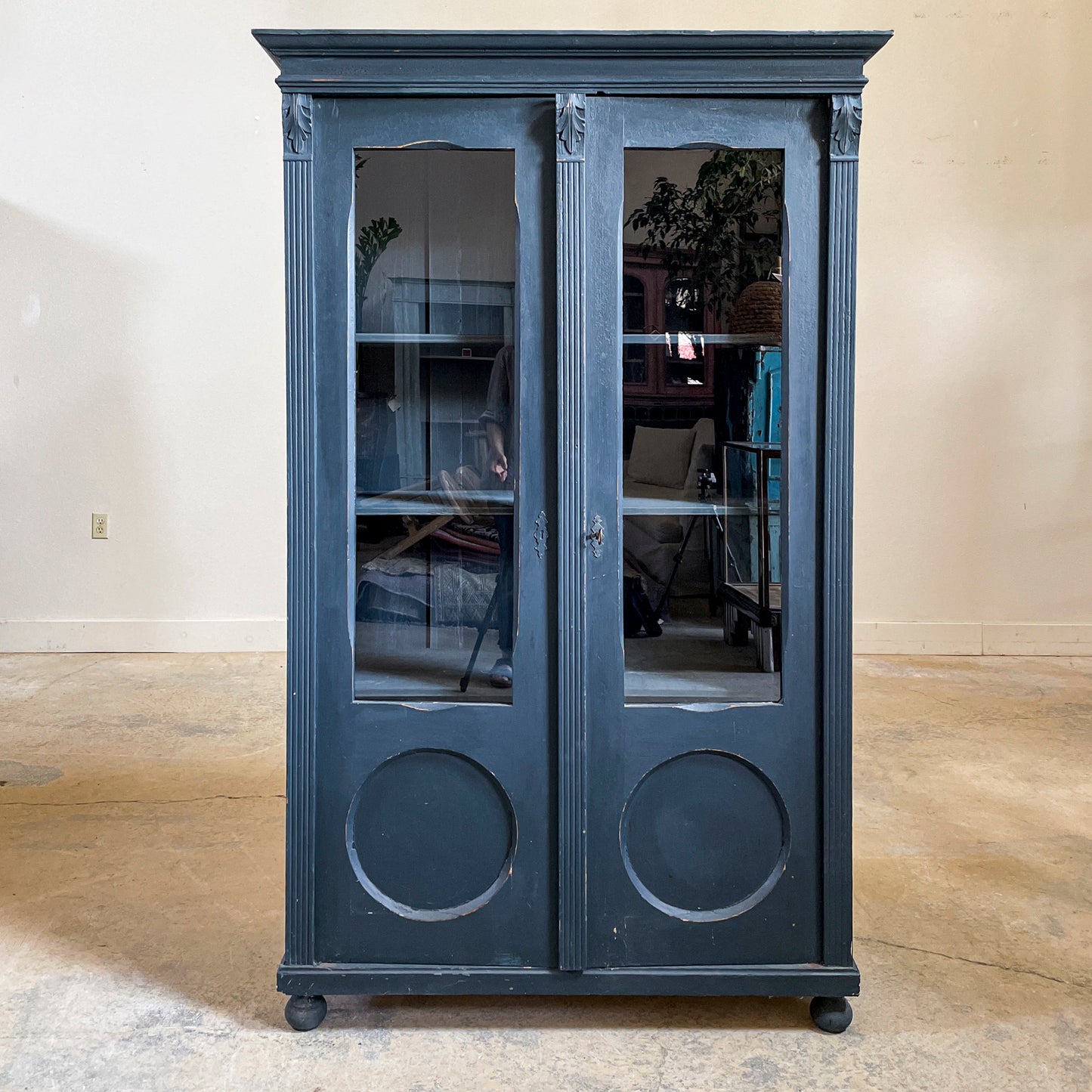 Antique Glazed Cupboard