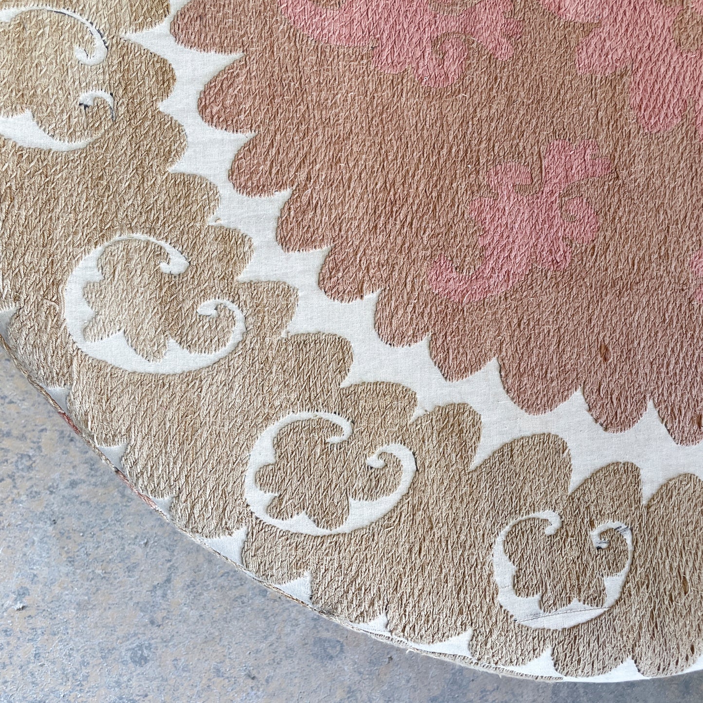 Large Round Ottoman