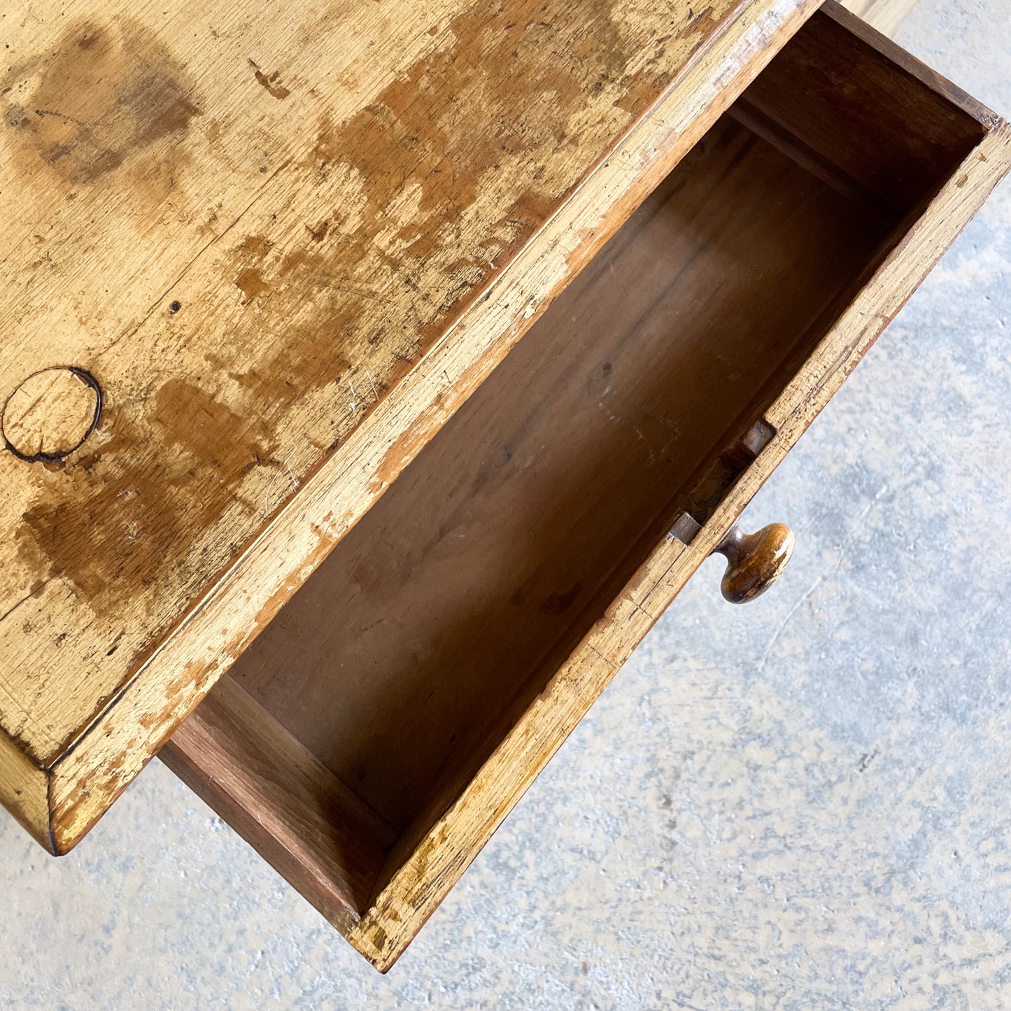 Original Painted English Chest of Drawers