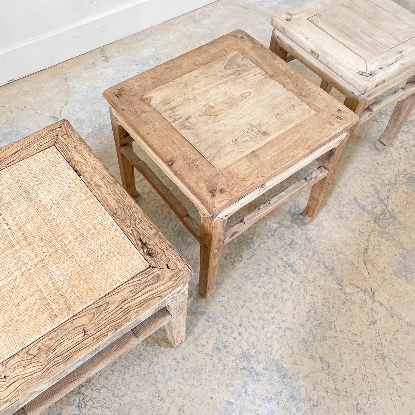 Asian Square Side Tables Various Sizes