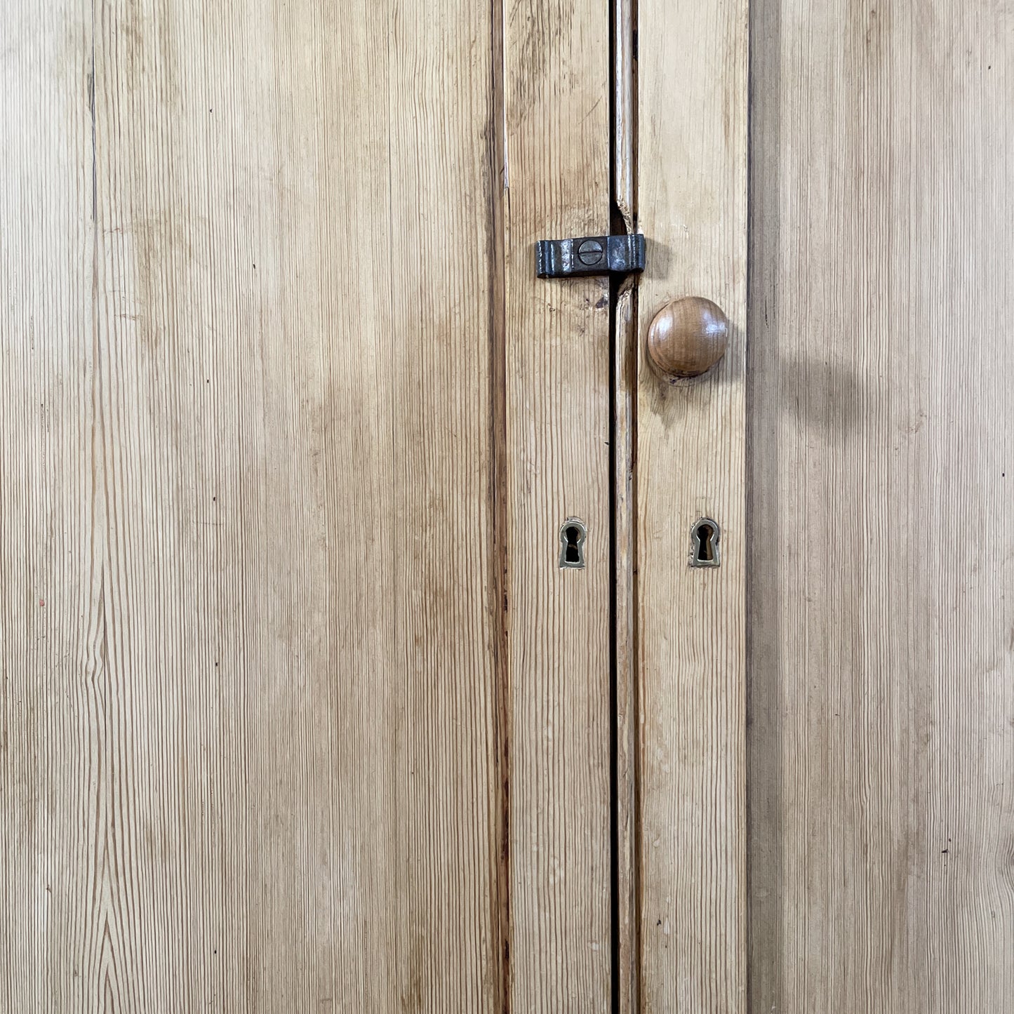 Antique English Housekeepers Cupboard with Great Storage