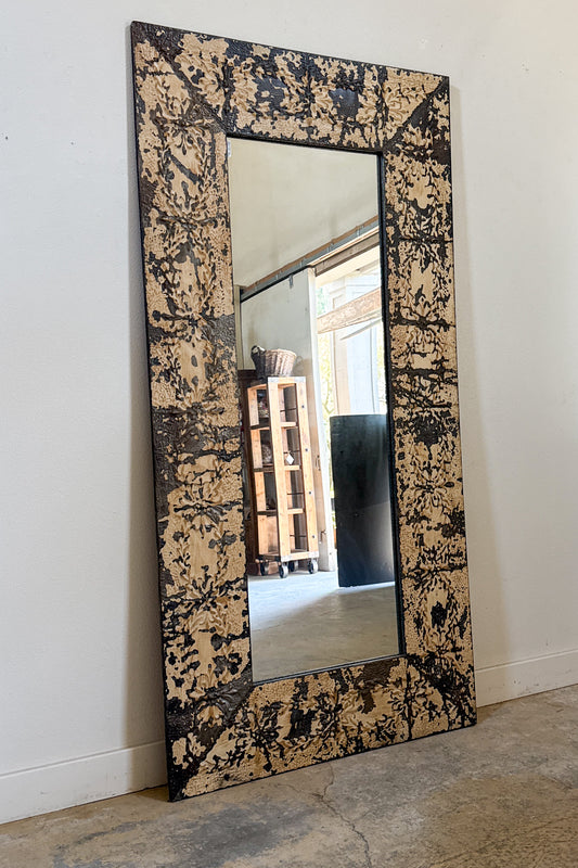 Pressed Tin Large Mirror