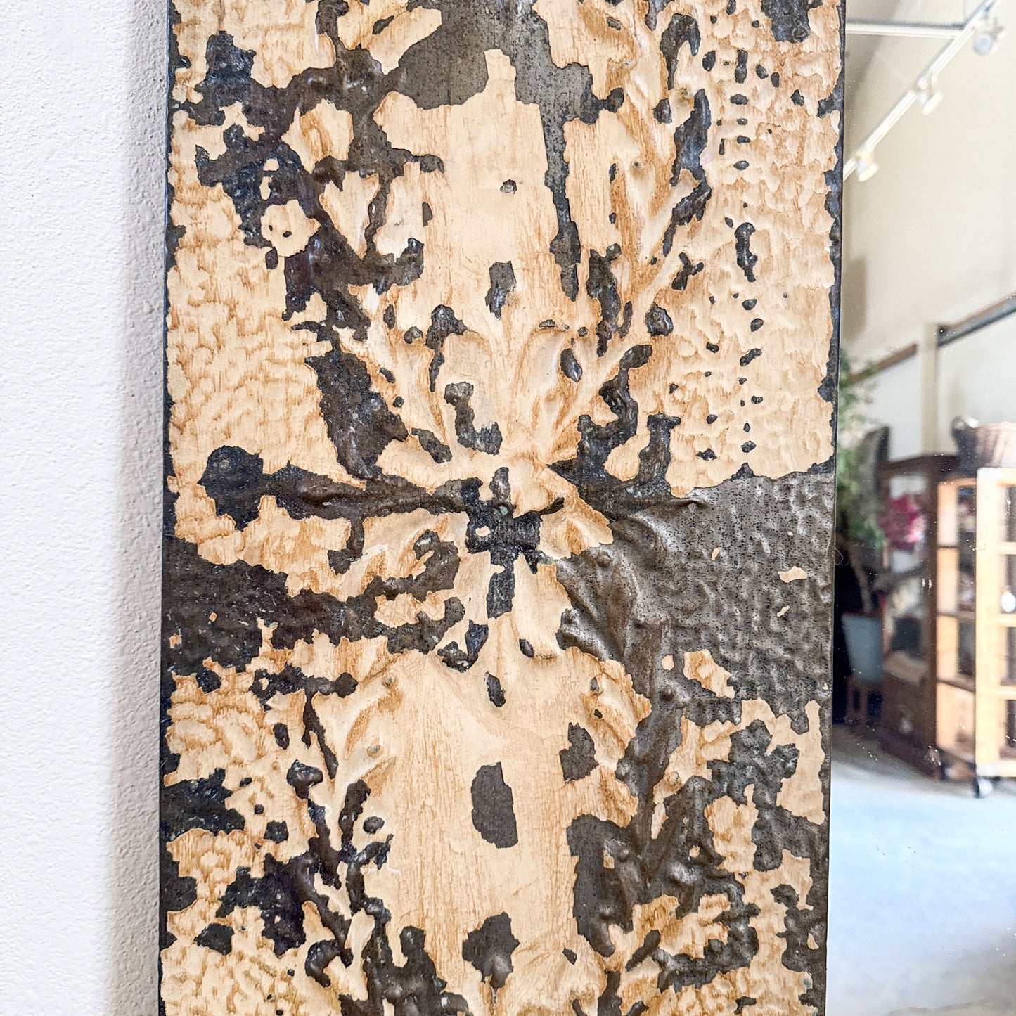 Pressed Tin Large Mirror