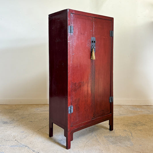 Red Asian Tall 2 Door Armories
