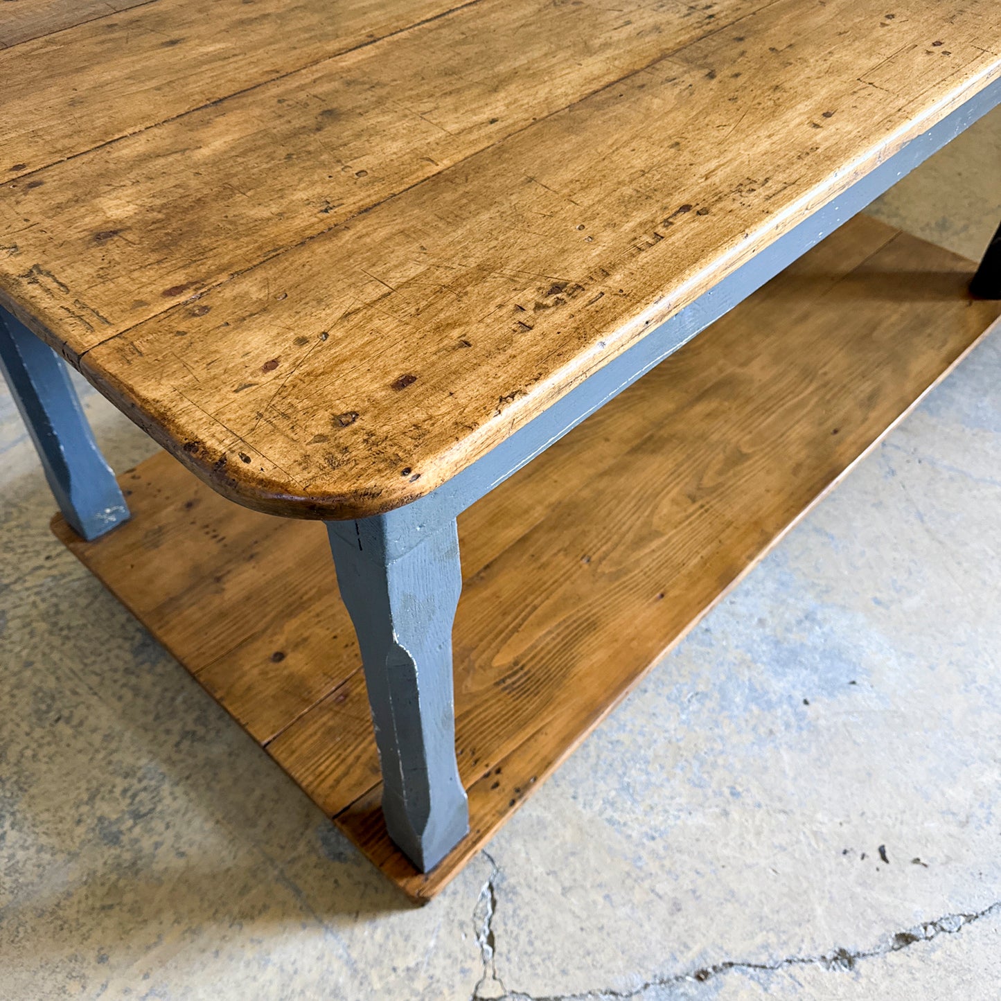 English Painted Work Table